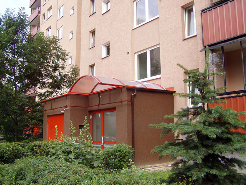 Daszek nad drzwi wejściowe AL-POL